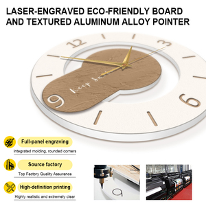 <span class=keywords><strong>Orologio</strong></span> <span class=keywords><strong>a</strong></span> Pendolo Nordico Silenzioso, Design Artistico Moderno e Semplice per Soggiorno e Ristorante, <span class=keywords><strong>Orologio</strong></span> al Quarzo alla Moda con Display <span class=keywords><strong>a</strong></span> Lancette - Product Image 4