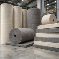 Tissu en feutre de laine industriel haute densité pour l'étanchéité des roulements, la maintenance des machines, l'amortissement des vibrations et les entretoises de protection