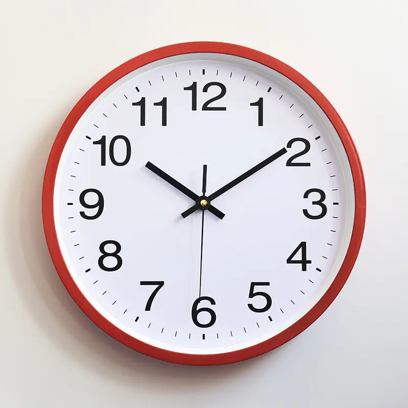 OEM ODM accept quiet quartz simple wall clocks