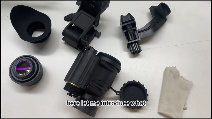 PVS14 ナイトビジョン 単眼 マウント付き カスタムPVS14マウントキットパーツ単眼鏡ナイトビジョンゴーグル対物