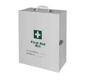 Kit de emergencia de supervivencia de asistencia Kit de primeros auxilios de uso repetido sostenible Caja médica vacía impermeable para uso familiar