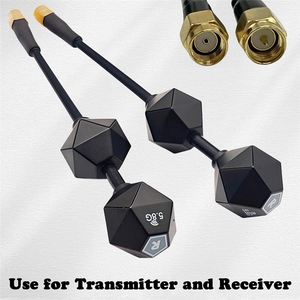 Antenne verticale double ABSY à gain élevé 6dBi 5.8G 5500-5950Mhz /RPSMA pour accessoires de drone FPV RC Quadcopter Freestyle - Product Image 4