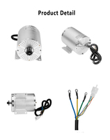 Kit moteur de kart pour moto électrique, 48V, 60V, 72V, 1600W, 2000W, 3000W, DIY MY1020