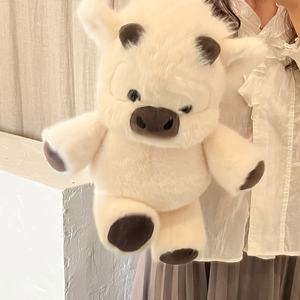 Juguete de Peluche de Vaca Corredora Personalizado, Entrega Rápida en EE. UU. de 3 a 5 Días, Muñeco de Ternero de Peluche Suave, Juguetes STEM, OEM, ODM - Product Image 1