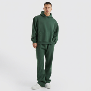 Conjunto Deportivo para Hombre 2026, Personalizado, de Alta Calidad, Transpirable, 100% Algodón, Lavado Ácido, Estilo Regular, para Correr, Invierno, Tallas Grandes - Product Image 1