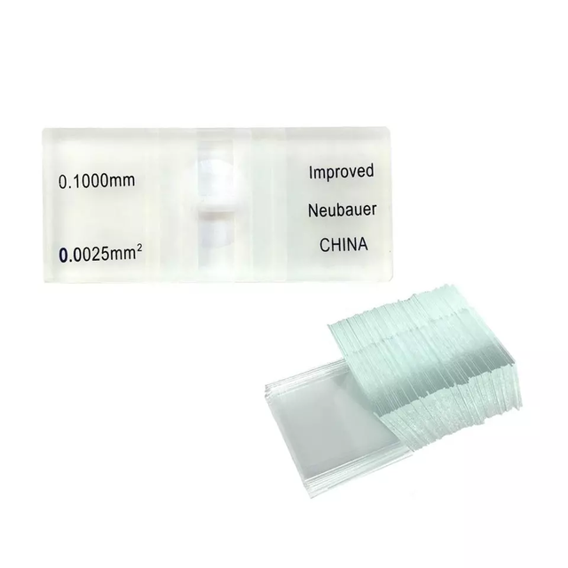 Glass Hemocytometer Blood Sperm Neubauer Cell Counting Chamber