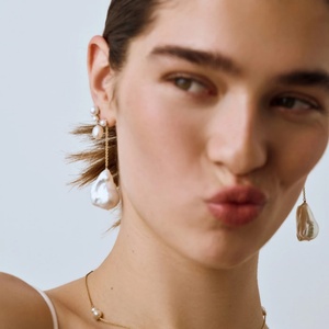 Collier <span class=keywords><strong>en</strong></span> <span class=keywords><strong>or</strong></span> <span class=keywords><strong>18</strong></span> <span class=keywords><strong>carats</strong></span> avec perles, <span class=keywords><strong>en</strong></span> argent sterling 925, tendance, personnalisé, design classique, collier superposable, petits accessoires - Product Image 4