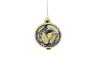 Handgemaakte kerstglazen decoratieve voedselvormige creatieve hanger Kerstboomdecoratie etalagepresentatie