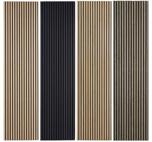 Paneles Acústicos de Madera para Pared, Ecológicos, Ignífugos, Aislantes del Ruido, para Hogar, Oficina, Hotel, Escuela - Product Image 1