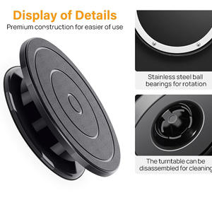 Piattaforme Girevoli in Plastica a 360 Gradi per Decorazione Torte Fai-da-Te - Product Image 1