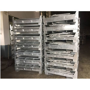 फोल्डेबल धातु कारोबार बॉक्स भारी शुल्क स्टील ibc कंटेनर टोटे टैंक वाहन घुड़सवार तरल टैंक मध्यवर्ती थोक भंडारण - Product Image 4