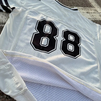 Kaos Jersey Olahraga Mesh Sablon Oversize 100% Katun Custom untuk Pria, Bernapas, Cocok untuk Sepak Bola dan Baseball