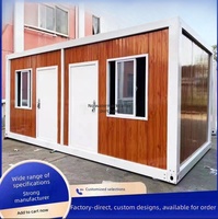 Maisons conteneurs contemporaines personnalisables à deux étages, design durable pour villa, bureau, magasin, avec installation facile