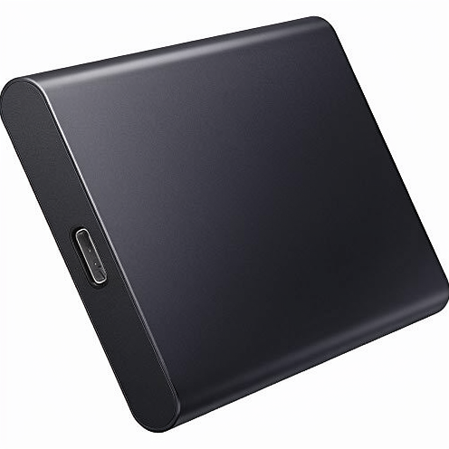 Suitable for Portable SSD T5 1 TB USB 3.2 540MB/s, AES256 Hardware Encryption, Plug and Play for Windows 7/10/11 Desktops