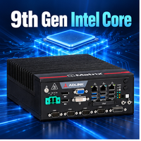 ADLINK MVP-5100 Komputer Industri Embedded Tanpa Kipas Intel Core Generasi ke-9 Stok Baru hingga 32GB DDR4