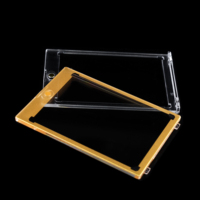 Porte-cartes magnétique One Touch Case Gold Border 35PT Sport Card Slab 3.52*2.52 Inch Trading Card Holder