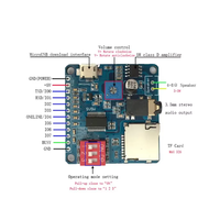 Ses Çalma Modülü MP3 Çalar IO, Çalma Seri Bağlantı Noktası Kontrolünü Tetikler ve Çalma İşlemlerini Yürütür DY-SV5W/DY-SV8F