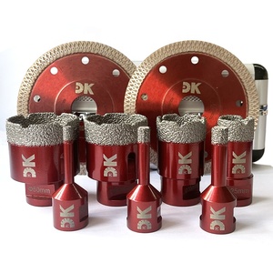 Chuyên nghiệp chất lượng Châu Âu chân không brazed kim cương crowns lỗ Saw lõi Khoan Bits thiết lập cho Glass gạch ceramic đá cẩm thạch - Product Image 5