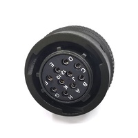 Connecteur automobile haute tension de type DIN Mil-DTL-26482, raccord à baïonnette MS3116, prise vert militaire