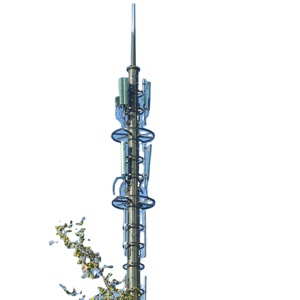 pipe telecommunication wifi antenna tower galvanized single tube communication tower/ steel tubular <strong>pole</strong> - Product Image 2