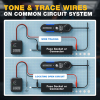VDIAGTOOL V210 Testeur de circuit automobile 6-42V Détecteur de court-circuit et de circuit ouvert Outil de diagnostic pour la réparation automobile et le suivi des câbles