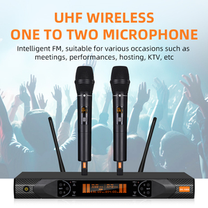 <span class=keywords><strong>Good</strong></span> 150M Handheld UHF Conference Stage Performance Cancelación de ruido DJ Concert Micrófono inalámbrico profesional para Gamer - Product Image 3