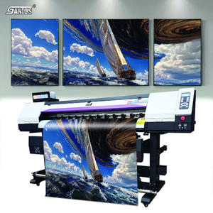 Imprimante grand format Flex 4 Epson à jet d'encre automatique pour publicité commerciale, encre <span class=keywords><strong>PVC</strong></span> I3200, tête d'impression pour autocollants, papier - Product Image 1
