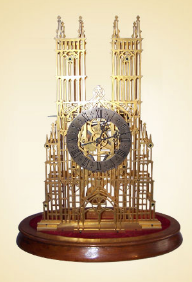 นาฬิกาแบบโครงกระดูก/นาฬิกาแขวนผนัง ทรงรี ฝรั่งเศส 24K ทองเหลืองชุบทอง  แบบ <span class=keywords><strong>Westminster</strong></span> Abbey  พร้อมเสียงเรียกเข้า 7 วัน  แบบตีเสียงผ่านโครงกระดูก - Product Image 2