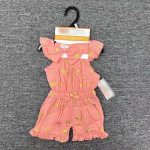 Nuovo all'ingrosso di alta qualità <span class=keywords><strong>neonato</strong></span> due pezzi bambino comodo abito di <span class=keywords><strong>cotone</strong></span> morbido per bambini senza maniche abito stampato - Product Image 6