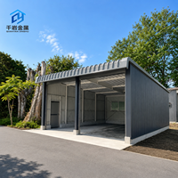 Conteneurs de stockage modulaires préfabriqués portables de 10 pieds, type Tiny Flat Pack, pour entrepôts et garages