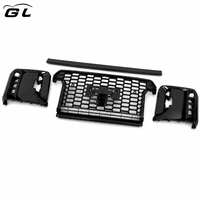 Kit carrosserie de pare-chocs avant style GR Sport pour Toyota RAV4, conversion de la face avant, calandre, cache de feux antibrouillard, non peint, noir brillant