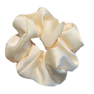 Accessoires pour <span class=keywords><strong>cheveux</strong></span> en satin de couleur unie extra-larges, adaptés aux femmes et aux filles pour un usage quotidien, élastiques pour <span class=keywords><strong>cheveux</strong></span>, grand élastique pour <span class=keywords><strong>cheveux</strong></span> - Product Image 4