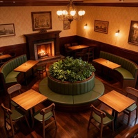 Ensemble de chaises et table de salle à manger en gros, durable, pour restaurant commercial, traiteur, bistro, bar, café et dessert