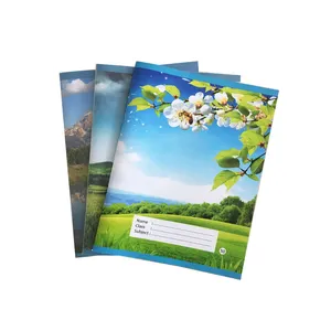 Factory direct sale 16*22 32/50/100 sheets pp without pp cover exercise book for Ethiopia market