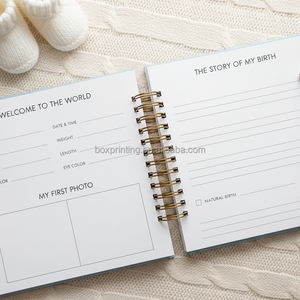 Album de bébé personnalisé, premier anniversaire, souvenir en lin, cadeau de naissance, <span class=keywords><strong>livre</strong></span> de grossesse, un simple <span class=keywords><strong>livre</strong></span> des premiers moments, journal de bébé - Product Image 3