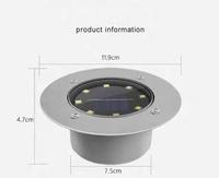 Lampu Taman LED Tenaga Surya untuk Luar Ruangan, Lampu Tanam untuk Jalur Taman, Lampu Dek Lantai Tenaga Surya, Lampu Rumput, Lampu Lanskap LED