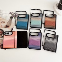 Étui de téléphone en cuir de style Duo Ins pour iPhone, antichoc, nouvelle tendance, accessoires magnétiques en PU pour iPhone 18 Duo