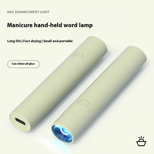 Portable Mini Electric UV LED <b>Lamp</b> for Nail Art Manicure Customizable Logo USB <b>Charging</b> Battery Power Supply Made of Plastic - Product Image 2