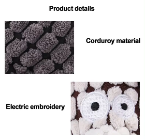 Grappig ezelhond-schapendier piepspeeltje voor huisdieren - duurzaam bijtbestendig kauwspeeltje, interactief puzzelknuffel voor puppy's - Product Image 2