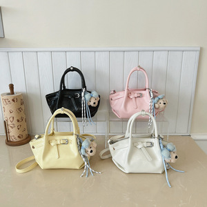Bolso Bandolera con Textura de Litchi, Elegante Bolso de Hombro Texturizado, Bolso Versátil y Moderno para Viajes Diarios, Compras y Actividades al Aire Libre - Product Image 1