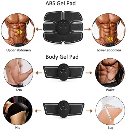 Ab Stimulator Otot Abs Ultimate, Latihan Perut Elektrik Ems Stimulator Otot