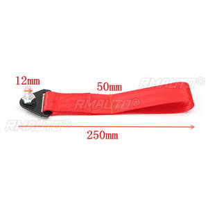 3 Color Towing Rope Tow Eye Strap Tow Loop Strap Racing Drift Rally Emergency <b>Tool</b> Front Rear Bumper <b>Hook</b> - Product Image 2
