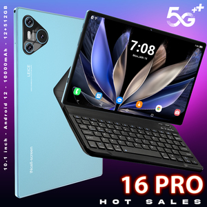 16 Pro Business Tablet PC 10,1 pulgadas 2K IPS pantalla táctil 16GB + 1TB Android 14 10000mAh batería teclado frontal pluma profesional - Product Image 4