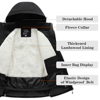 Traje de Esquí Unisex para Bebés y Niños, de una Pieza, con Cremallera, Capucha, Impermeable, Cortavientos, Transpirable, de Secado Rápido y Aislamiento Grueso