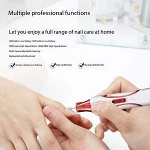 Taladro Eléctrico <span class=keywords><strong>para</strong></span> Uñas de 18000 RPM, Máquina de Manicura y <span class=keywords><strong>Pedicura</strong></span> <span class=keywords><strong>para</strong></span> Pulir Gel, <span class=keywords><strong>Torno</strong></span> <span class=keywords><strong>Profesional</strong></span> <span class=keywords><strong>para</strong></span> Uñas, Cortadores de Bajo Ruido, Kit de Limas <span class=keywords><strong>para</strong></span> Uñas - Product Image 6