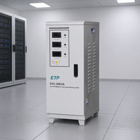 Régulateur de tension automatique monophasé AC SVC-20KVA avec affichage LED ETP 100V-250V pour l'électronique de toute la maison