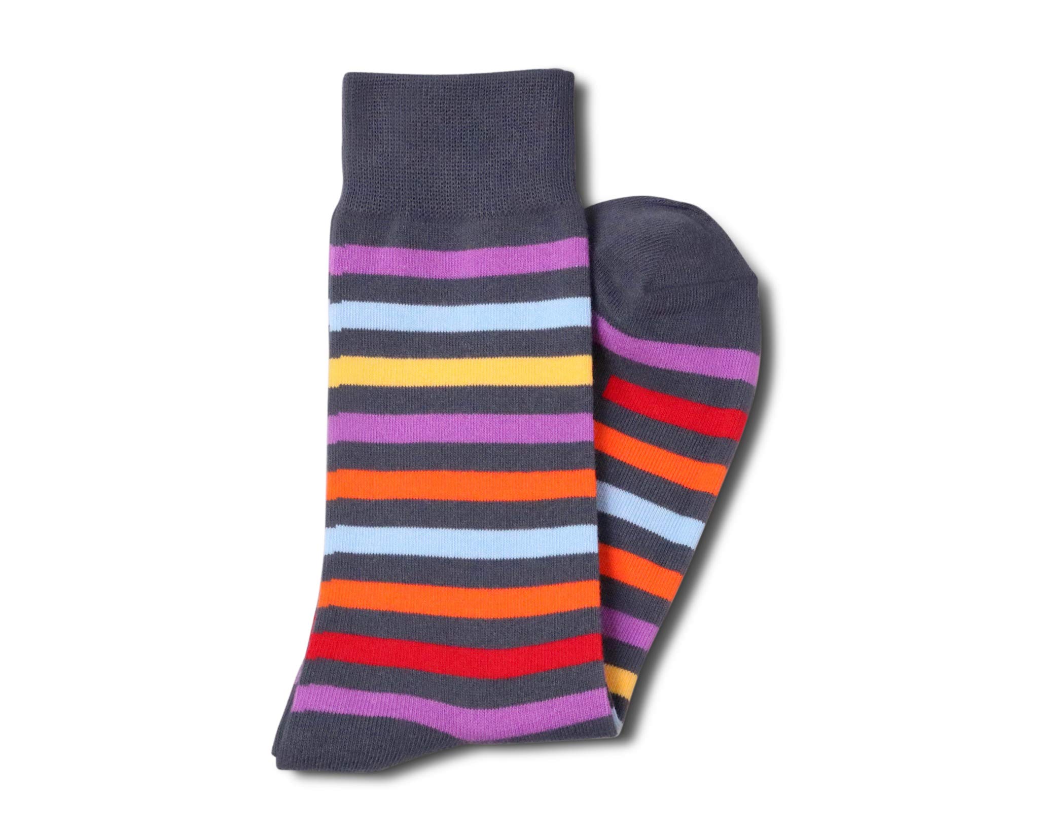 OEM High Quality Men Dress Socks Wholesale Stripe Design Business Cotton Socks