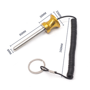 Barre de musculation magnétique en acier robuste, équipement de fitness portable avec cadre de support et bloc de contrepoids - Product Image 5