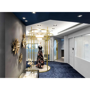 Vitrine à bijoux de luxe sur pied, présentoir en verre personnalisé pour magasin de détail, comptoir de bijouterie - Product Image 6