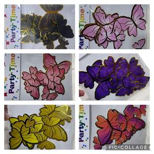 Artistic Glitter 3D Butterfly Cake <b>Decorations</b> for Weddings Valentine <b>Parties</b> Anniversaries and Festive Celebration Themes - Product Image 4